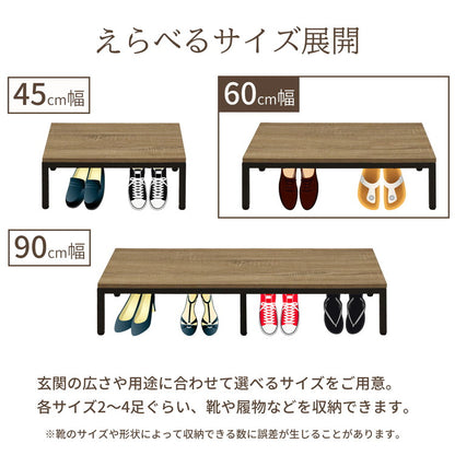 スチール製踏み台 玄関台 幅60cm 玄関 台 踏み台 靴収納 シューズラック ステップ 玄関ステップ 段差 軽減 靴 昇降台 足場 補助具 高齢者 収納 昇降補助 介護 軽量(代引不可)