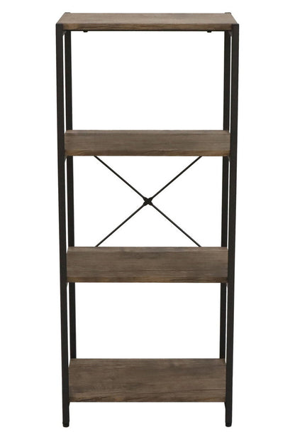 オープンラック スリム 4段 幅42.2cm バルネ ヴィンテージ調 ラック スチールラック 3段ラック 三段ラック 収納棚 フリーラック シェルフ マガジンラック(代引不可)