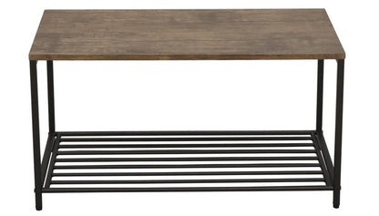 コーヒーテーブル 幅75cm バルネ 棚付き センターテーブル ローテーブル ソファテーブル シンプル スチール脚 テーブル(代引不可)