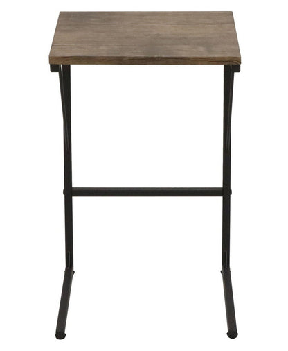 サイドテーブル 幅34cm テーブル デスク 机 ベッドサイド ミニテーブル ナイトテーブル 棚 コの字型(代引不可)