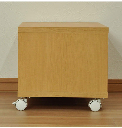 フリーラック キャスター付き 幅50 オープンラック 収納 木目 シンプル 収納 リビング ローボード テレビボード 奥行き35 二段 2段 おしゃれ(代引不可)