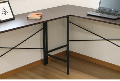 デスク 幅125cm コーナーデスクになるデスクシリーズ 奥行き45cm 机 在宅ワーク 在宅勤務 テレワーク パソコンデスク シンプルデスク ワークデスク 書斎机 書斎デスク(代引不可)
