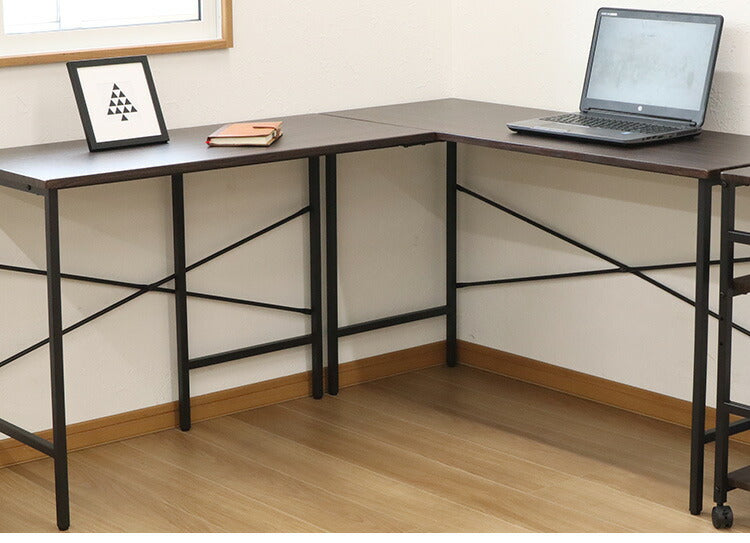 デスク 幅125cm コーナーデスクになるデスクシリーズ 奥行き45cm 机 在宅ワーク 在宅勤務 テレワーク パソコンデスク シンプルデスク ワークデスク 書斎机 書斎デスク(代引不可)