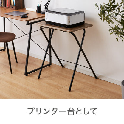 折畳テーブル Lサイズ 幅60cm 高さ71.5cm 折りたたみテーブル デスク 机 サイドテーブル 折りたたみデスク フォールディングテーブル 折りたたみ式 テーブル 簡易 コンパクト 折りたたみ(代引不可)