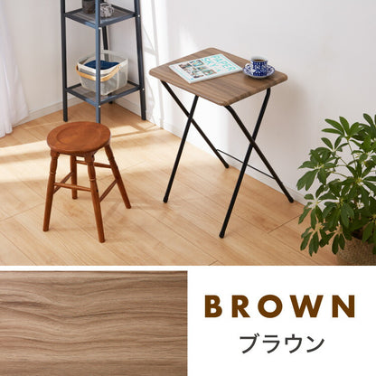 折畳テーブル Mサイズ 幅50cm 高さ71.5cm 折りたたみテーブル デスク 机 サイドテーブル 折りたたみデスク フォールディングテーブル 折りたたみ式 テーブル 簡易 コンパクト 折りたたみ(代引不可)