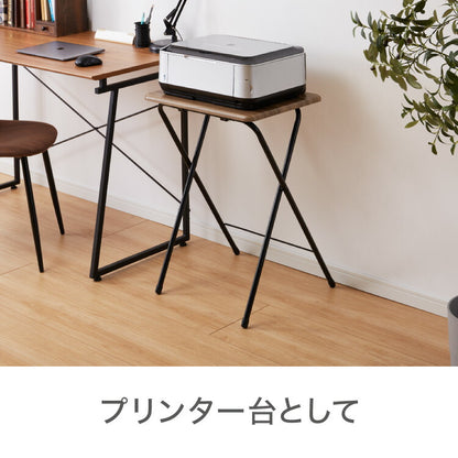 折畳テーブル Mサイズ 幅50cm 高さ71.5cm 折りたたみテーブル デスク 机 サイドテーブル 折りたたみデスク フォールディングテーブル 折りたたみ式 テーブル 簡易 コンパクト 折りたたみ(代引不可)