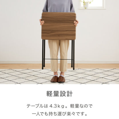 折畳テーブル Mサイズ 幅50cm 高さ71.5cm 折りたたみテーブル デスク 机 サイドテーブル 折りたたみデスク フォールディングテーブル 折りたたみ式 テーブル 簡易 コンパクト 折りたたみ(代引不可)