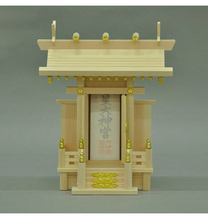 日本製 神棚 一社 中神明 国産 幅36 奥行き19 お札 神具 お参り 天然木 ヒノキ ひのき おふだ かみだな 神札 お彼岸 彼岸 木製 仏具(代引不可)