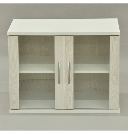 カップボード ミニ 幅60 食器棚 ガラス 収納 高さ45 アンティーク おしゃれ 木目調 コンパクト スリム 食器 キッチン 北欧 キッチンボード(代引不可)