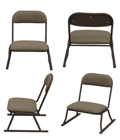 完成品 楽座椅子 ロータイプ ローチェア チェア ミーティングチェア 会議室 肘無し アームなし 和室 イス 椅子 ハイバック 集会 和風 パイプチェア おしゃれ 北欧 スタッキングチェア(代引不可)