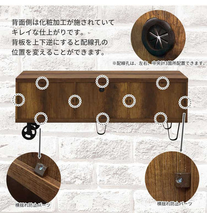 テレビ台 幅150 TV台 テレビボード TVボード AVボード tv台 オーディオボード ヴィンテージ インダストリアル ミッドセンチュリー オープン棚 スライドドア 車輪付(代引不可)