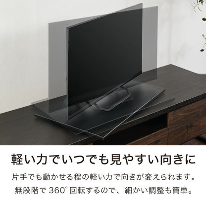TV回転台 収納 移動 搬入 テレビ台 オープンラック 回転台 テレビ回転台 シンプル テレビボード ローボード 回転 向き 回転盤 頑丈 完成品(代引不可)