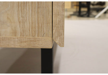 テレビ台 スチールレッグ 幅117.2 ローボード 脚付き 北欧 収納 おしゃれ 木製 背面収納 ケーブル収納 新生活 TV台 リビング テレビラック パソコン台 オーディオラック(代引不可)