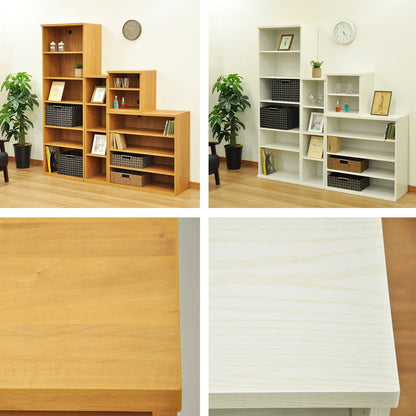 収納棚 セレクトシリーズ 約幅79×奥行き40×高さ178cm コード穴付き 収納棚 収納ボックス 本棚 コミック 横置き 収納 コミックラック(代引不可)