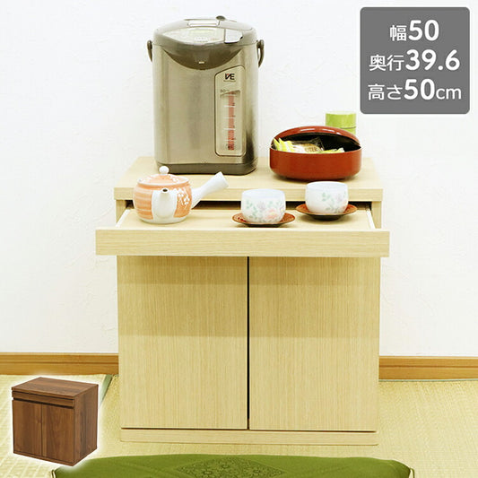 収納ボード 完成品 ローボード サイドテーブル テレビ台 テーブル 仏壇台 ナチュラル ブラウン シンプル ナイトテーブル ベッドテーブル TV台 収納 キッチン収納 サイドボード キッチンカウンター(代引不可)