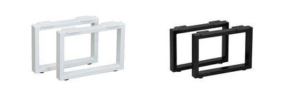 DIYテーブル 金属角枠脚 ロータイプ 幅43cm 高さ30cm 2本組 テーブルキッツ テーブル 天板 組立 組み合わせ自由 カフェテーブル(代引不可)