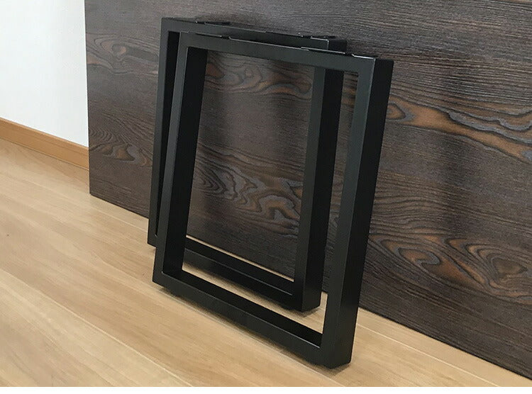 DIYテーブル 金属角枠脚 ミドルタイプ 幅43cm×高さ47cm 2本組 テーブルキッツ テーブル 天板 組立 組み合わせ自由 シンプル おしゃれ DIY(代引不可)