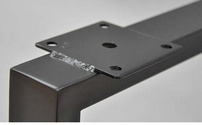 DIYテーブル 金属角枠脚 ミドルタイプ 幅43cm×高さ47cm 2本組 テーブルキッツ テーブル 天板 組立 組み合わせ自由 シンプル おしゃれ DIY(代引不可)