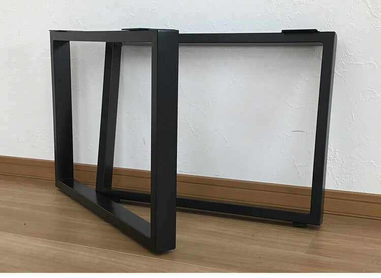 DIYテーブル 金属角枠脚 ミドルタイプ 幅63cm×高さ47cm 2本組 テーブルキッツ テーブル 天板 組立 組み合わせ自由 シンプル おしゃれ DIY(代引不可)