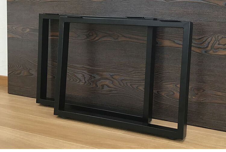 DIYテーブル 金属角枠脚 ミドルタイプ 幅63cm×高さ47cm 2本組 テーブルキッツ テーブル 天板 組立 組み合わせ自由 シンプル おしゃれ DIY(代引不可)