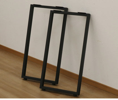 DIYテーブル 金属角枠脚 ハイタイプ カウンターテーブル用 幅43cm×高さ85cm 2本組 テーブルキッツ テーブル 天板 組立 組み合わせ自由 シンプル おしゃれ DIY(代引不可)