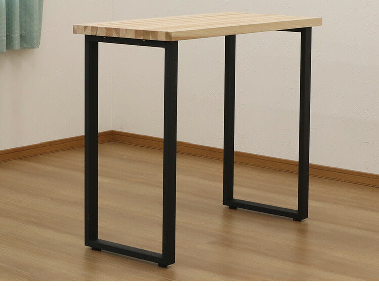 DIYテーブル 金属角枠脚 ハイタイプ カウンターテーブル用 幅43cm×高さ85cm 2本組 テーブルキッツ テーブル 天板 組立 組み合わせ自由 シンプル おしゃれ DIY(代引不可)