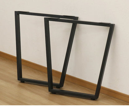 DIYテーブル 金属角枠脚 台形型タイプ 幅63cm×高さ67cm 2本組 テーブルキッツ テーブル 天板 組立 組み合わせ自由 シンプル おしゃれ DIY(代引不可)