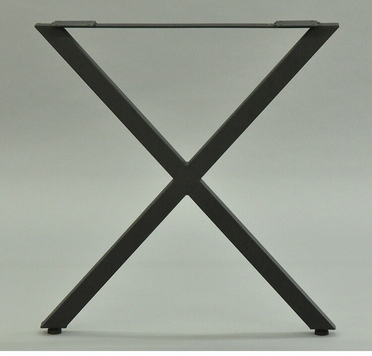 DIYテーブル 金属脚 X型タイプ 幅63cm×高さ67cm 2本組 テーブルキッツ テーブル 天板 組立 組み合わせ自由 シンプル おしゃれ DIY(代引不可)