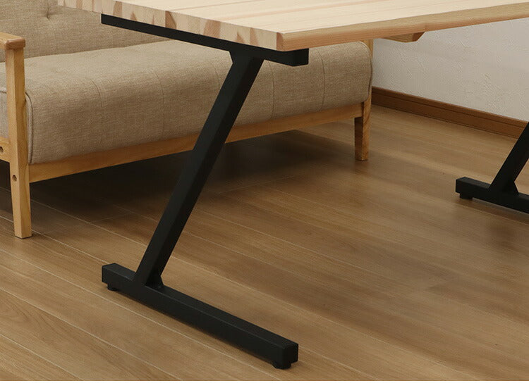 DIYテーブル 金属脚 Z型タイプ 幅63cm×高さ67cm 2本組 テーブルキッツ テーブル 天板 組立 組み合わせ自由 シンプル おしゃれ DIY(代引不可)