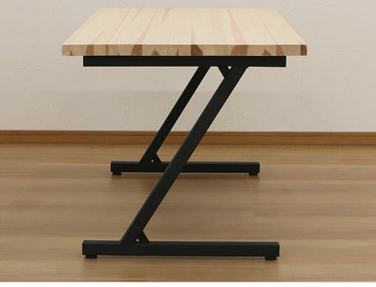 DIYテーブル 金属脚 Z型タイプ 幅63cm×高さ67cm 2本組 テーブルキッツ テーブル 天板 組立 組み合わせ自由 シンプル おしゃれ DIY(代引不可)