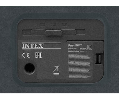 INTEX コンフォートプラッシュ ミッドライズ エアーベッド 67767JB FULL ダブル ベッド ベロア調 体圧分散 ポンプ内蔵 電動エアーベッド【正規販売店】