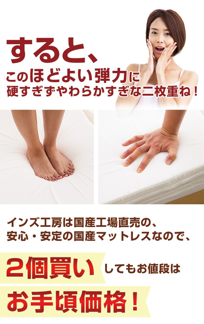 マットレス 日本製 四つ折り ウレタン 厚さ5cm シングル 軽量 95N かたさ普通 寝具 ベッド 新生活 国産 95ニュートン ふつう 中反発 圧縮梱包 コンパクト 収納 便利 4つ折り (代引不可)