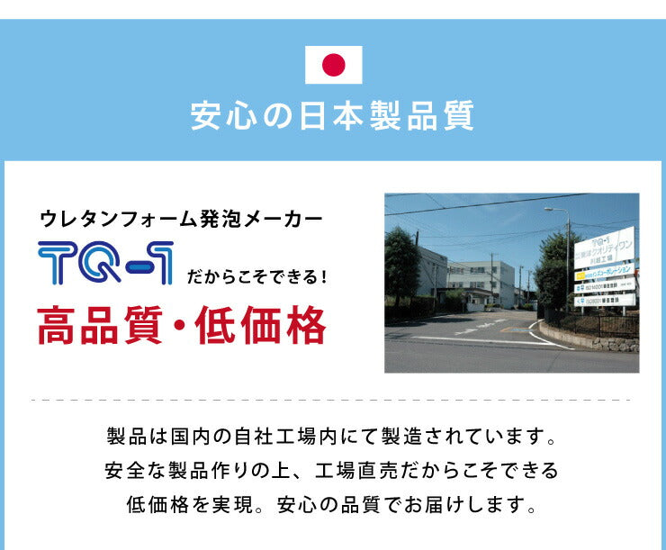 日本製 三つ折り マットレス シングルサイズ 三つ折り ウレタン 国産 軽量 厚さ10cm 95ニュートン かたさふつう 中反発(代引不可)
