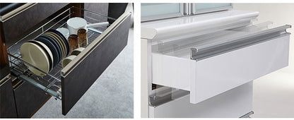 食器棚 カップボード 幅160cm 奥行48cm 高さ198cm キッチンボード ダイニングボード 160cm モダン ハイグロス ホワイト 木目 ディッシュスタンド 160cm幅 食器家電収納棚(代引不可)