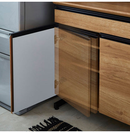 食器棚 キッチンボード 幅84 奥行48 高さ196 木目 引き戸 国産 間仕切り 背面化粧 高さ調節 おしゃれ アイアン レンジ台 レンジボード 大容量 キッチン 収納 ウォールナット オーク(代引不可)