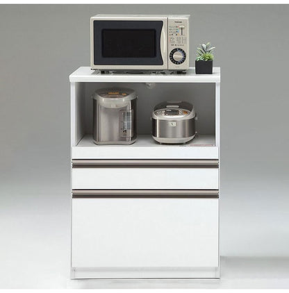 キッチンカウンター 90 間仕切り 完成品 幅90cm 木目 コンセント付き キッチン 収納 ホワイト ブラック 食器棚 テーブル レンジ台 レンジラック 食器棚(代引不可)