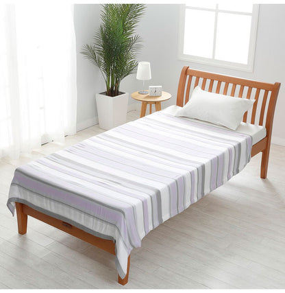 ガーゼケット ダブル 西川 夏用 3重ガーゼ 三重 接触冷感 キルトケット レーヨンケット 肌掛け布団 薄掛け ひんやり 涼感 シルク のような肌触り 洗える 北欧 韓国インテリア おしゃれ