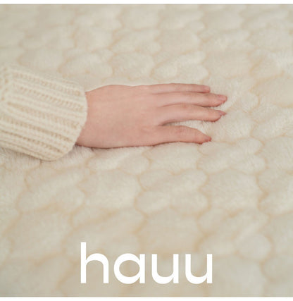 nishikawa【西川】hauu もちもち敷きパッド 100×200cm シングル 敷パッド 敷布団 ベッドパッド かわいい おしゃれ 北欧 洗濯可能 洗える シンプル デザイン マットレス 敷布団