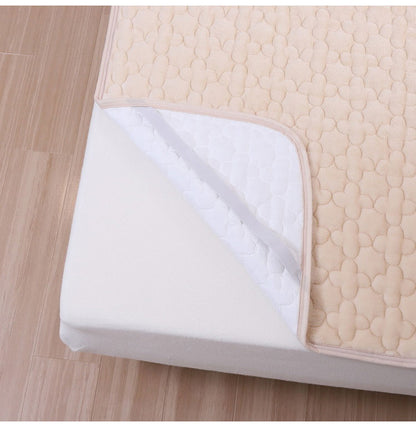 nishikawa【西川】hauu もちもち敷きパッド 100×200cm シングル 敷パッド 敷布団 ベッドパッド かわいい おしゃれ 北欧 洗濯可能 洗える シンプル デザイン マットレス 敷布団