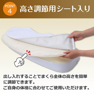 ナチュラルフィットまくら nishikawa 枕 首 サポート 横向き 仰向け 寝返り 高さ調節 高さ調整 ウレタン シート 通気性 むれにくい 頸椎 首元 フィット 首フィット まくら ワイド サイズ 幅広 西川(代引不可)