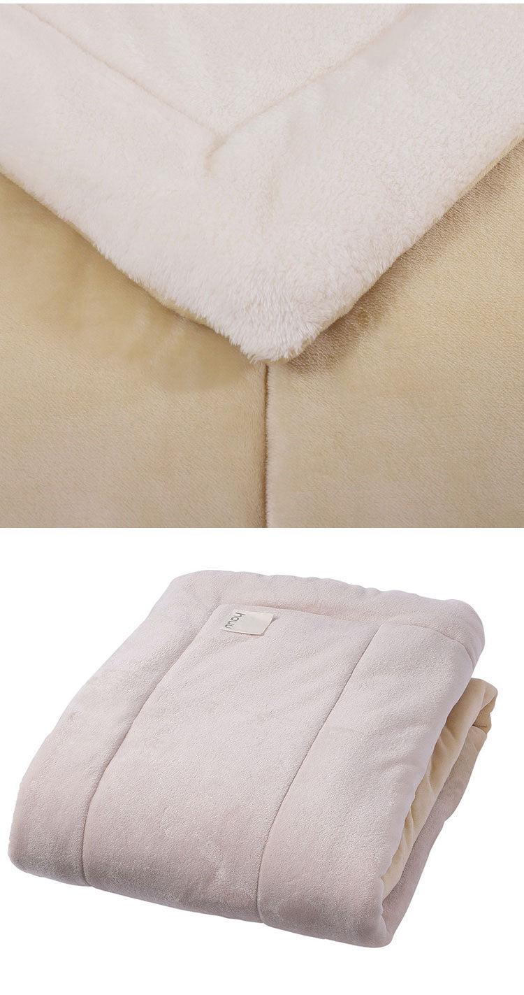 もちもちブランケット nishikawa【西川】hauu リバーシブルタイプ 2枚合わせ毛布 シングル 140×200cm 毛布 ひざ掛け 肌掛け 布団 あったか 暖か おしゃれ デザイン 洗える 洗濯可能 インテリア