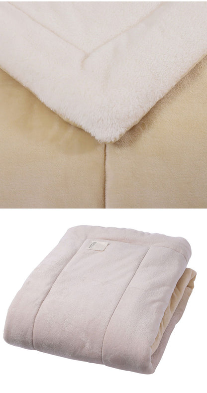 もちもちブランケット nishikawa【西川】hauu リバーシブルタイプ 2枚合わせ毛布 シングル 140×200cm 毛布 ひざ掛け 肌掛け 布団 あったか 暖か おしゃれ デザイン 洗える 洗濯可能 インテリア