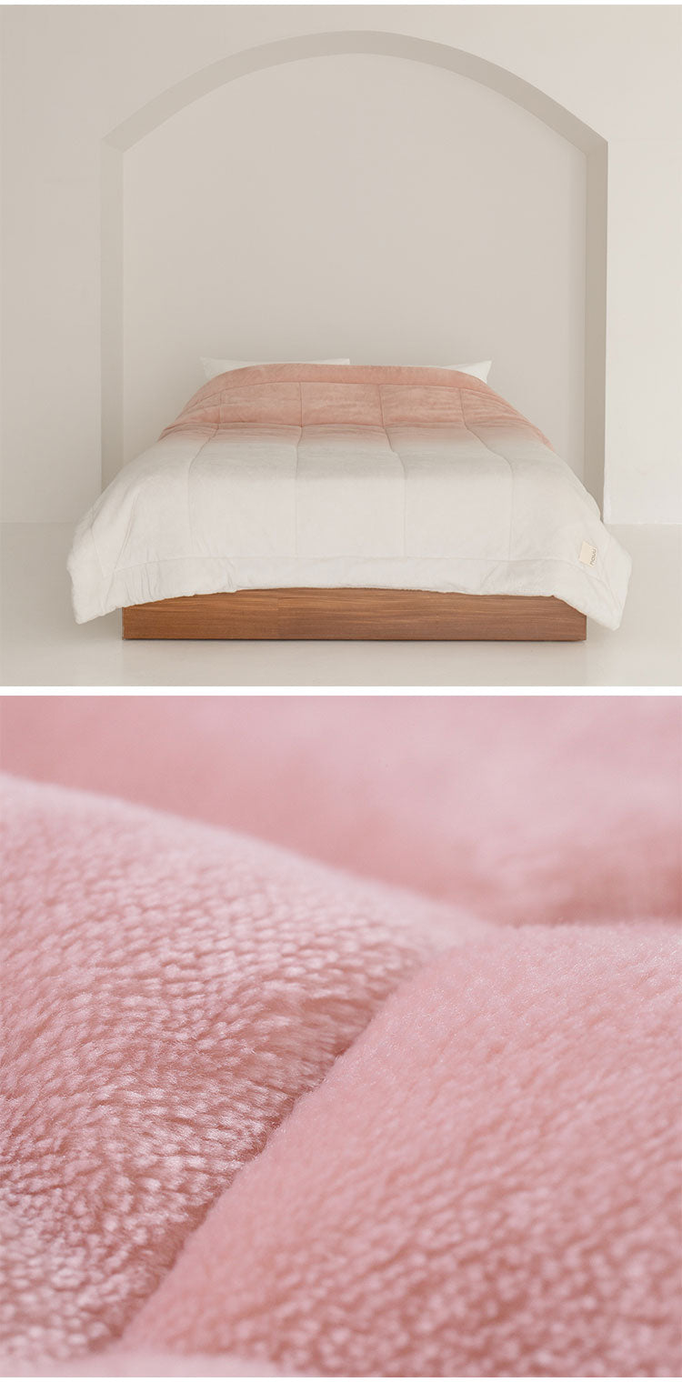 もちもちブランケット nishikawa【西川】hauu リバーシブルタイプ 2枚合わせ毛布 シングル 140×200cm 毛布 ひざ掛け 肌掛け 布団 あったか 暖か おしゃれ デザイン 洗える 洗濯可能 インテリア