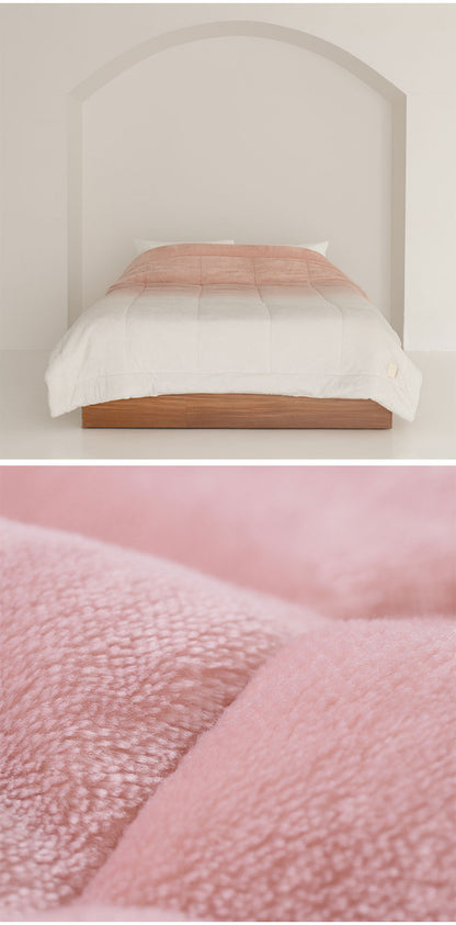 もちもちブランケット nishikawa【西川】hauu リバーシブルタイプ 2枚合わせ毛布 シングル 140×200cm 毛布 ひざ掛け 肌掛け 布団 あったか 暖か おしゃれ デザイン 洗える 洗濯可能 インテリア