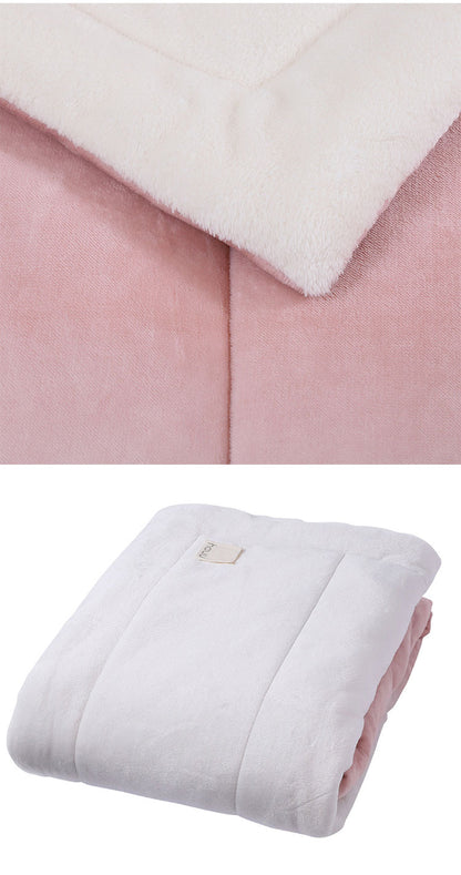 もちもちブランケット nishikawa【西川】hauu リバーシブルタイプ 2枚合わせ毛布 シングル 140×200cm 毛布 ひざ掛け 肌掛け 布団 あったか 暖か おしゃれ デザイン 洗える 洗濯可能 インテリア