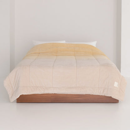 hauu nishikawa【西川】もちもちブランケット リバーシブル 吸湿発熱タイプ 2枚合わせ毛布 シングル 140×200cm 毛布 ひざ掛け 肌掛け 布団 あったか 暖か おしゃれ デザイン 洗える 洗濯可能