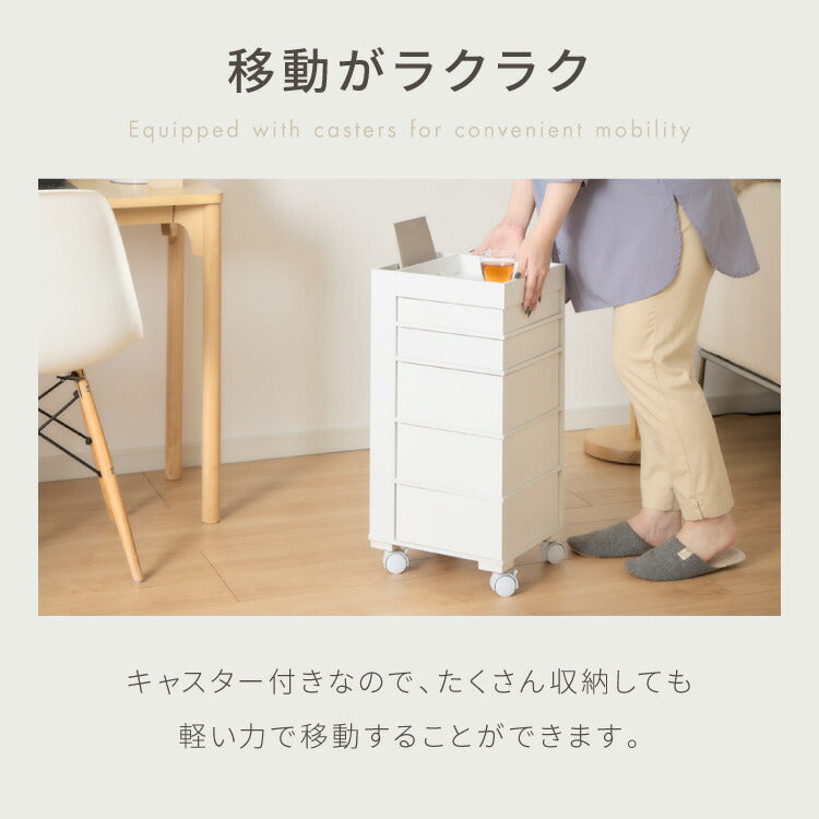 日本製 ワゴン キャスター付き おしゃれ 5段トレイ キッチンワゴン 回転 回転式 キッチン収納 ラック サイドワゴン キッチン コスメ ワゴン ドレッサー ネイル 韓国 インテリア 完成品(代引不可)