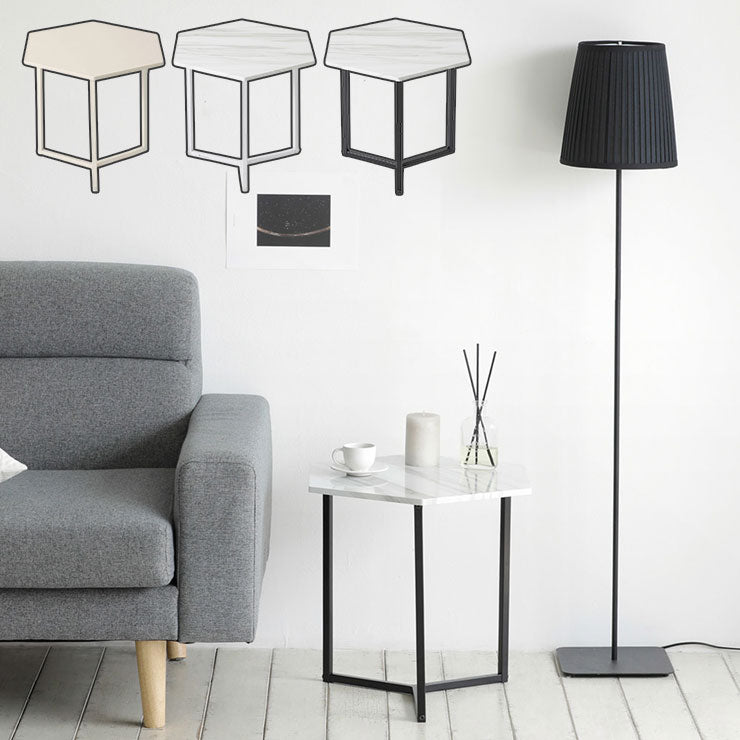 roomnhome ルームアンドホーム ノルディック 六角テーブル 六角形 テーブル サイドテーブル 脇机 ソファサイド ベッドサイド 机(代引不可)