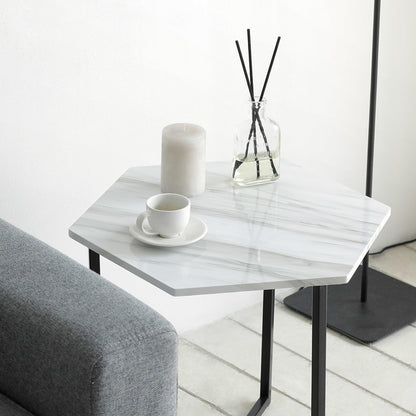 roomnhome ルームアンドホーム ノルディック 六角テーブル 六角形 テーブル サイドテーブル 脇机 ソファサイド ベッドサイド 机(代引不可)