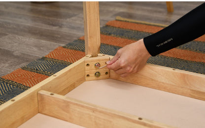 ダイニングテーブル 幅150cm 奥行80cm 高さ70cm 木製 北欧風 ナチュラル アジャスター付き テーブル 食卓 ダイニング リビング 天然木 オーク(代引不可)